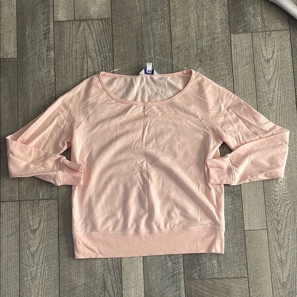 JoyLab Size Medium Ballet Pink Long-Sleeve Activewear Top - Picture 3 of 5